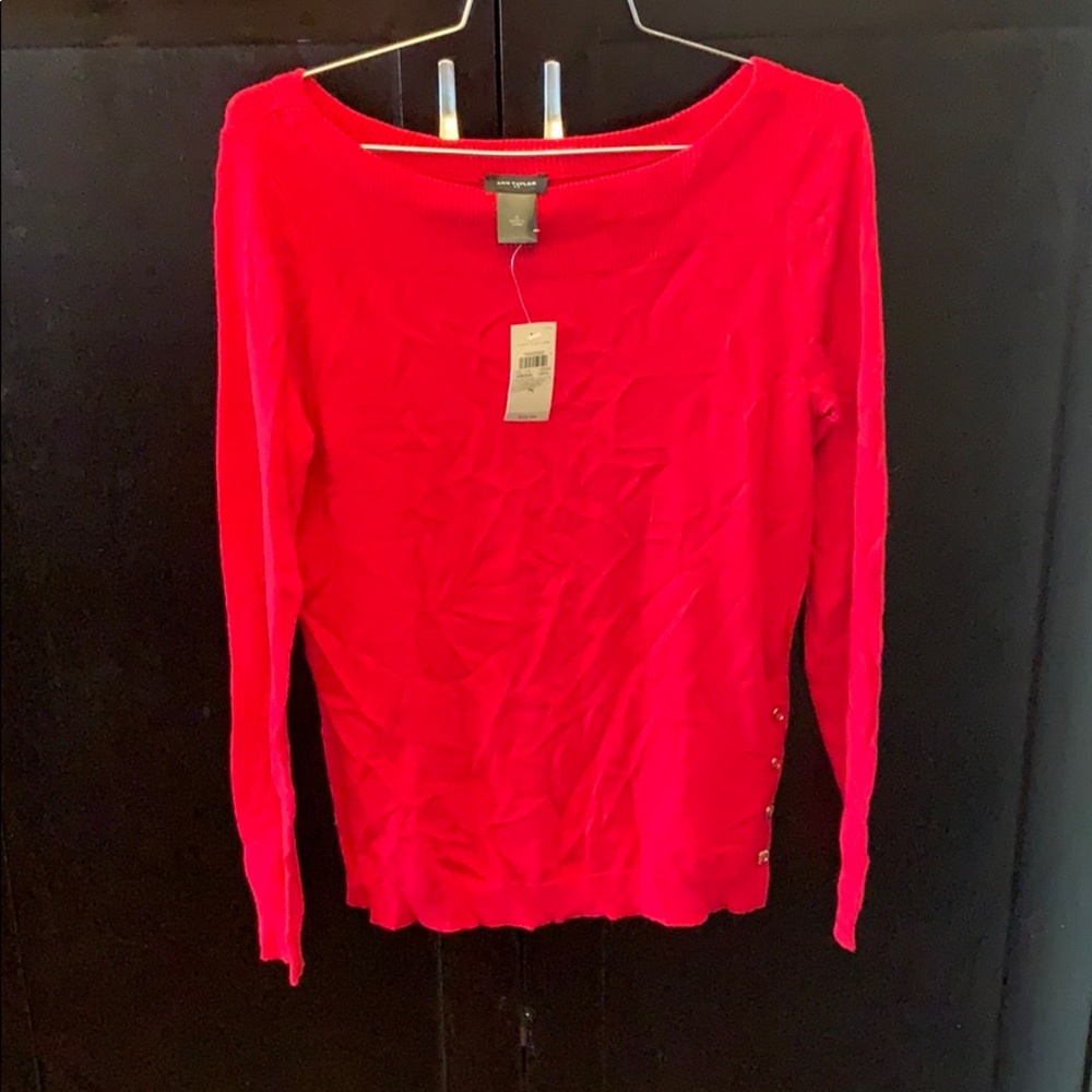 NWT red Ann Taylor Sweater